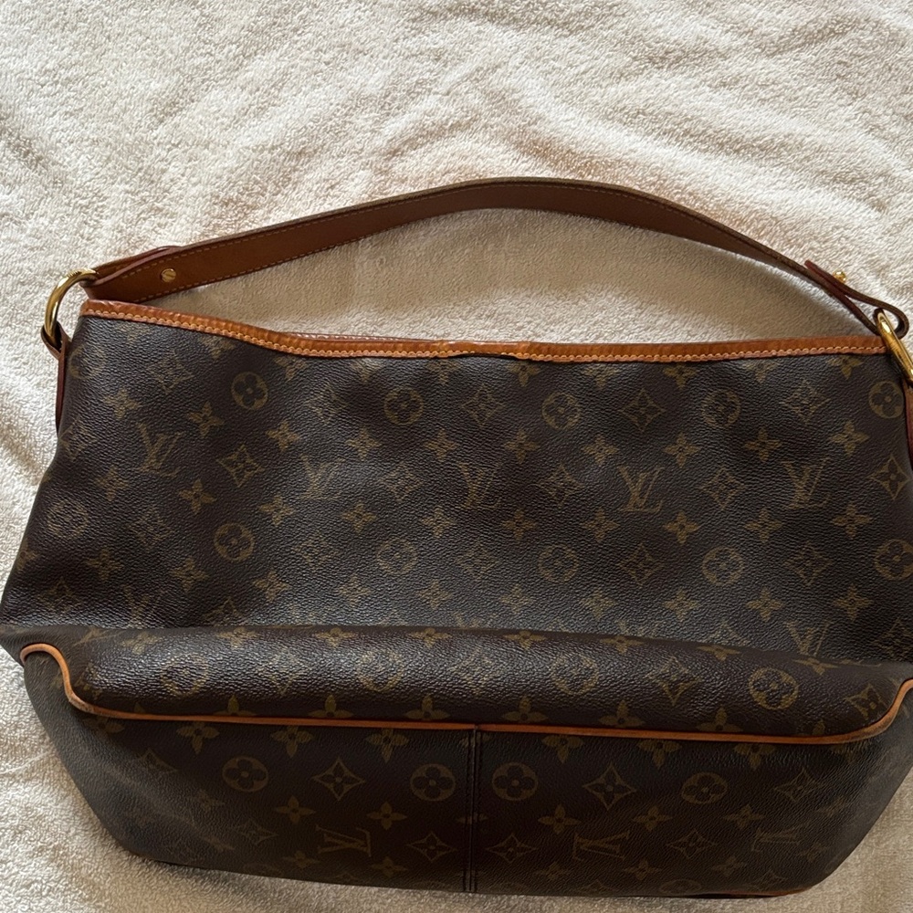 Louis Vuitton Dark Brown Monogram Shoulder Bag - Picture 5 of 9